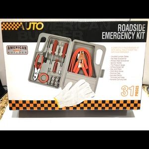 31-PIECES AMERICAN BUILDER ROADSIDE EMERGENCY KIT
